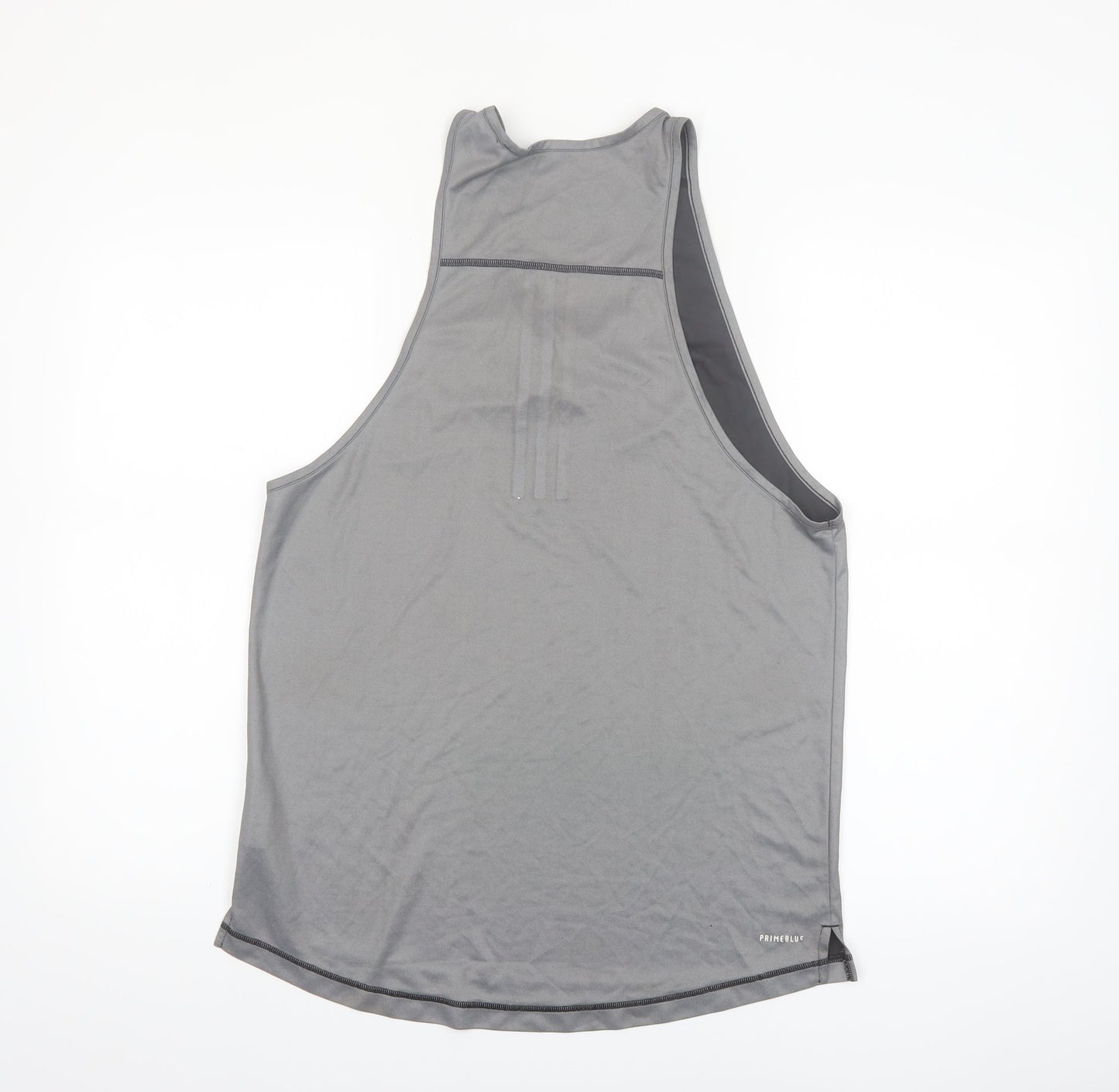 Adidas Men’s Grey Aeroready Primeblue Sleeveless Training Tank M