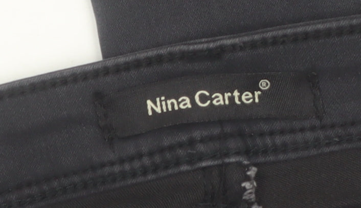 Nina Carter Women’s Black Skinny Stretch Jeans Size 12