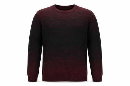 Jack & Jones Men’s Red Knit Cotton Jumper Size L Crew Neck Pullover