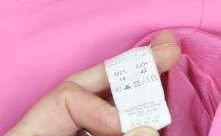 Backswing Women’s Pink Windbreaker Jacket Size 14 Lightweight