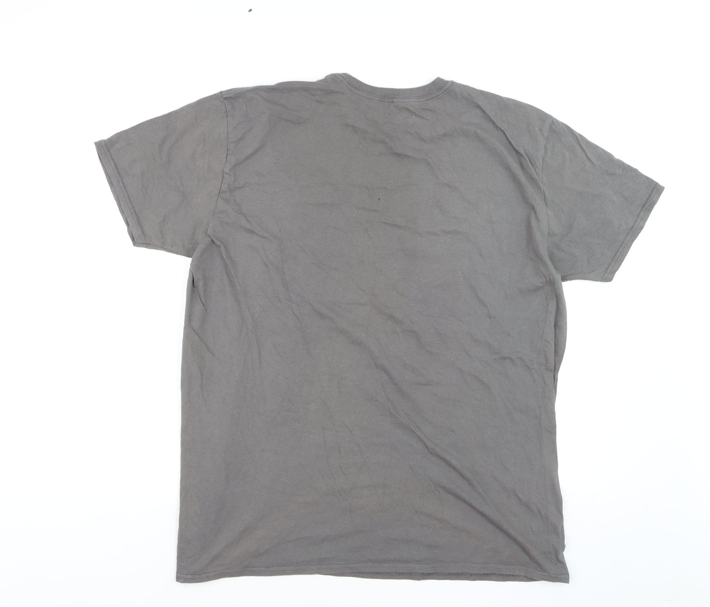 The Rolling Stones Men's Grey Band Tour Graphic T-Shirt M