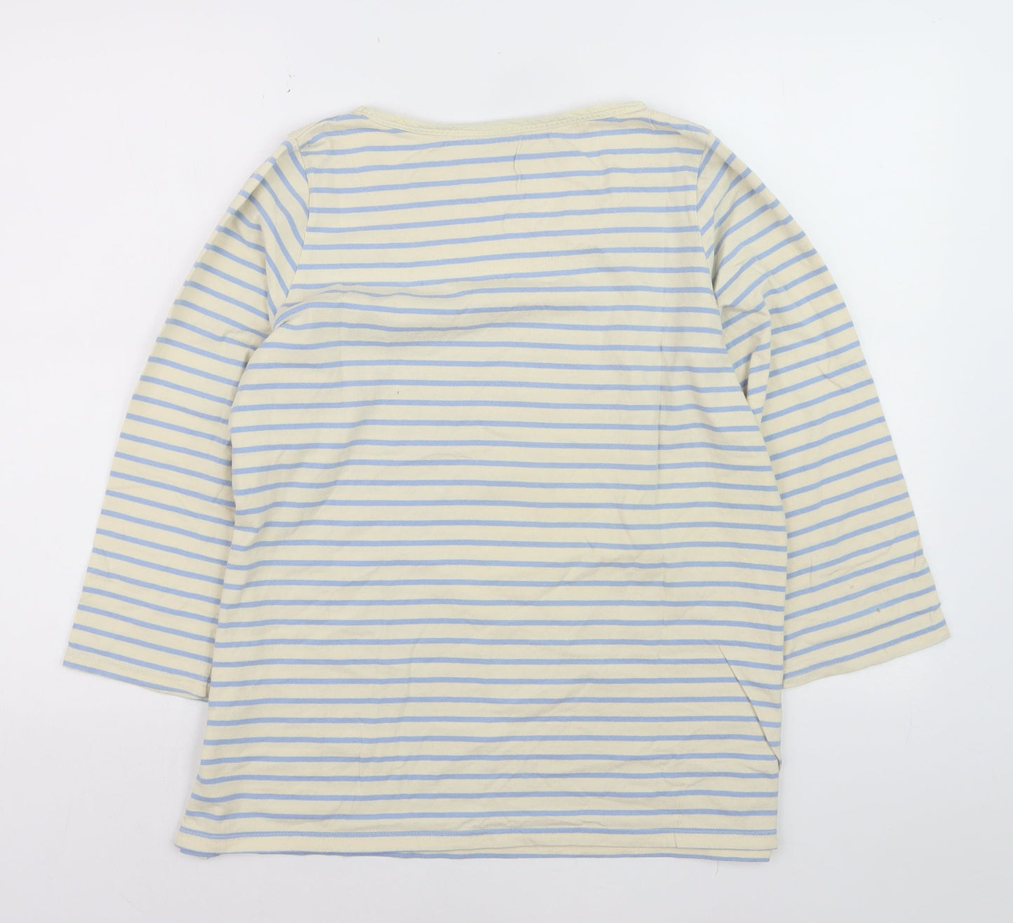 Braintree Women's Multicoloured Stripe Organic Cotton Pullover Jumper Size 14
