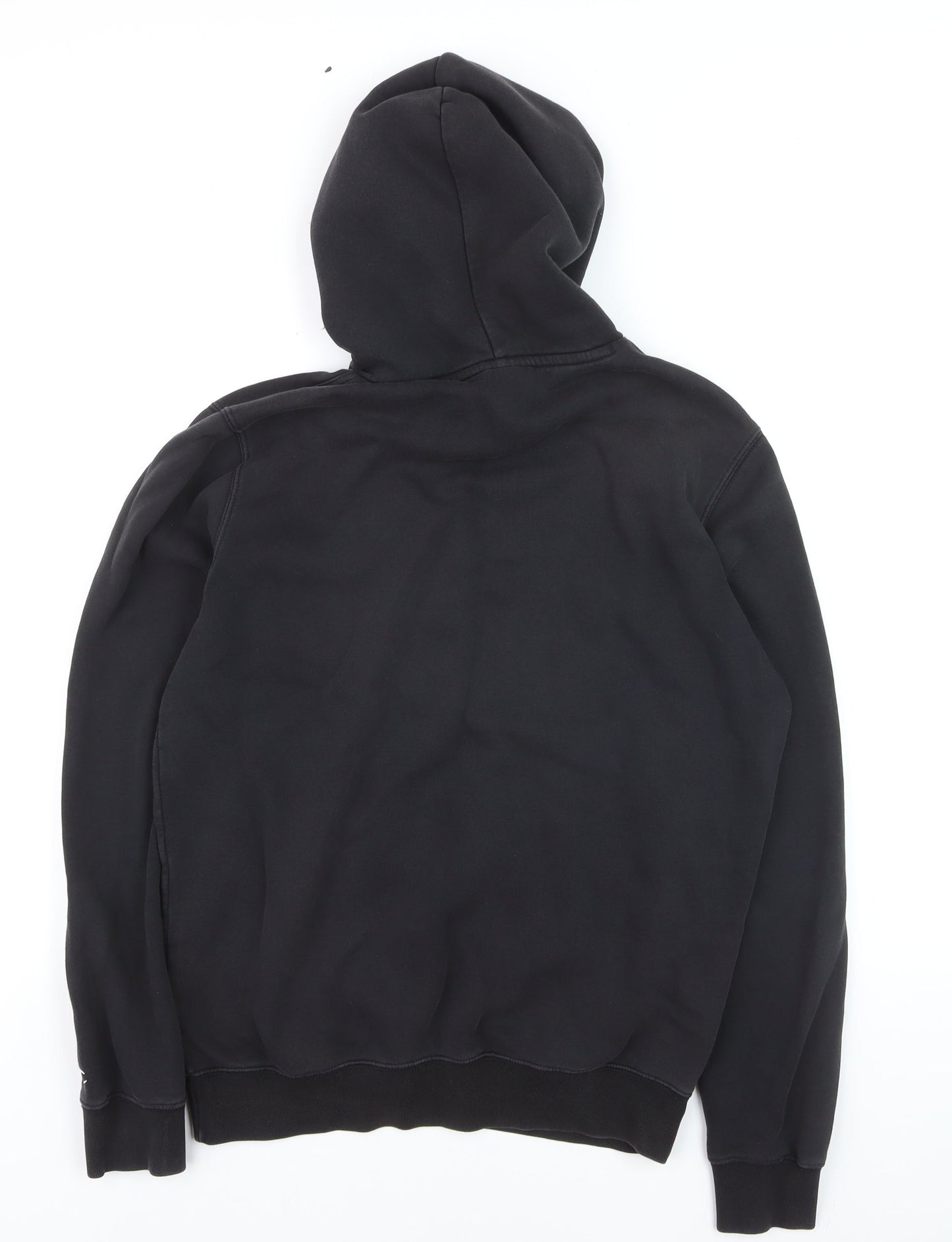 Champion Men's Black Pullover Hoodie Large Fleece Sweatshirt