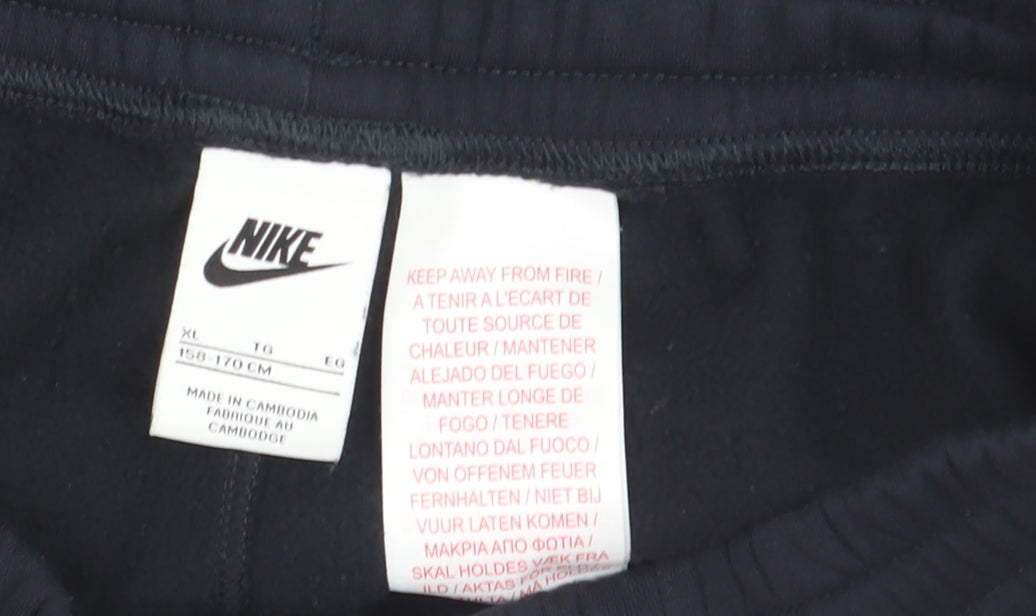Nike Air Men's Black XL Athletic Shorts Elastic Waist Pockets