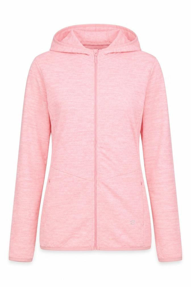 Dunnes Women Pink Full Zip Hooded Sweatshirt Size S
