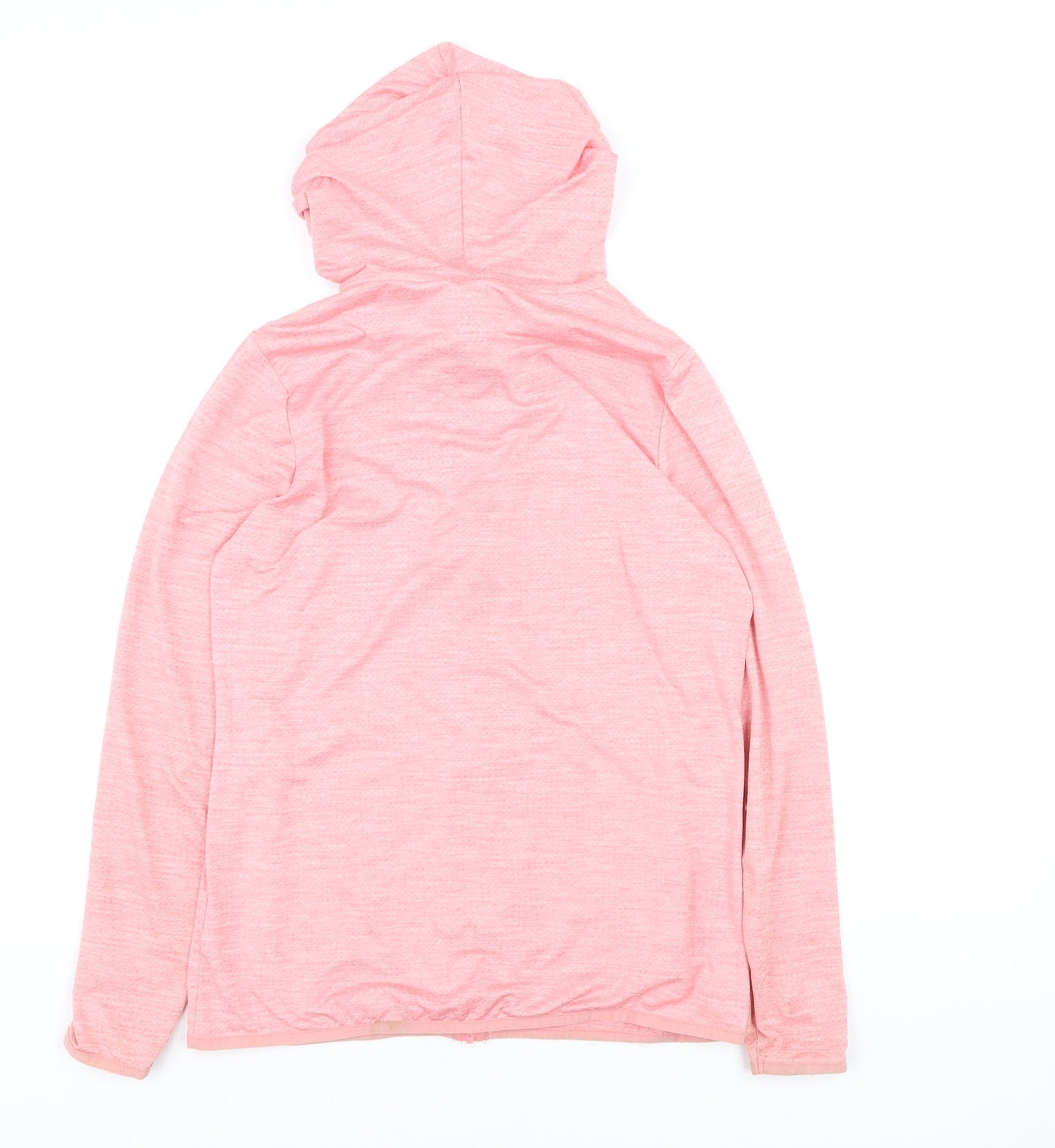 Dunnes Stores Women Pink Full Zip Hooded Sweatshirt Size S