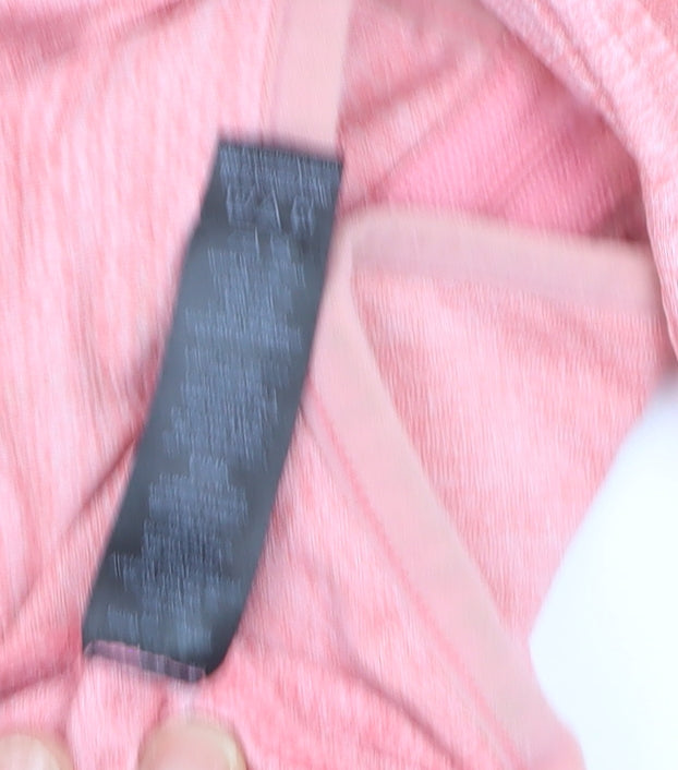Dunnes Stores Women Pink Full Zip Hooded Sweatshirt Size S