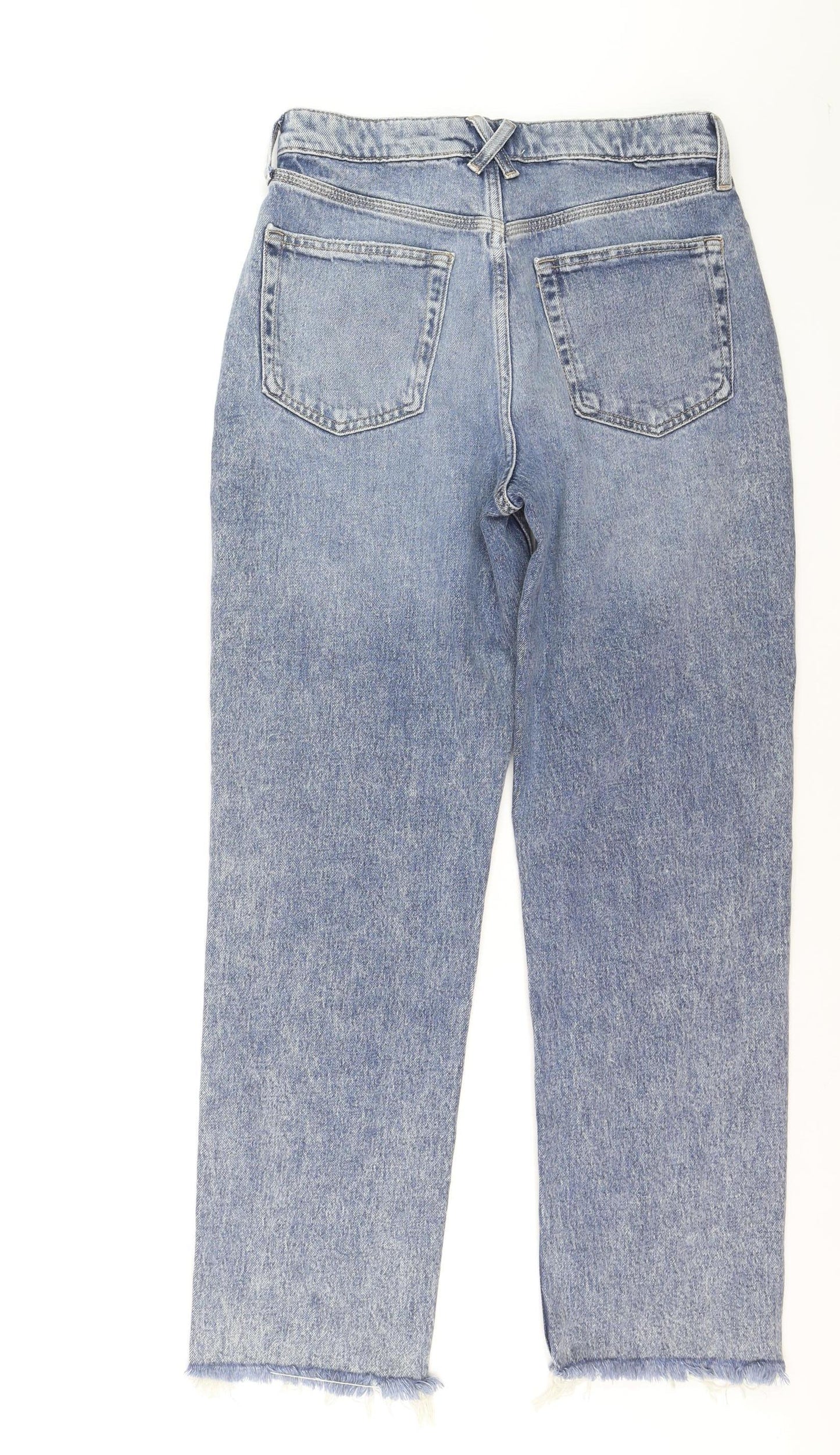 River Island Women’s Blue High Rise Straight Jeans Size 10