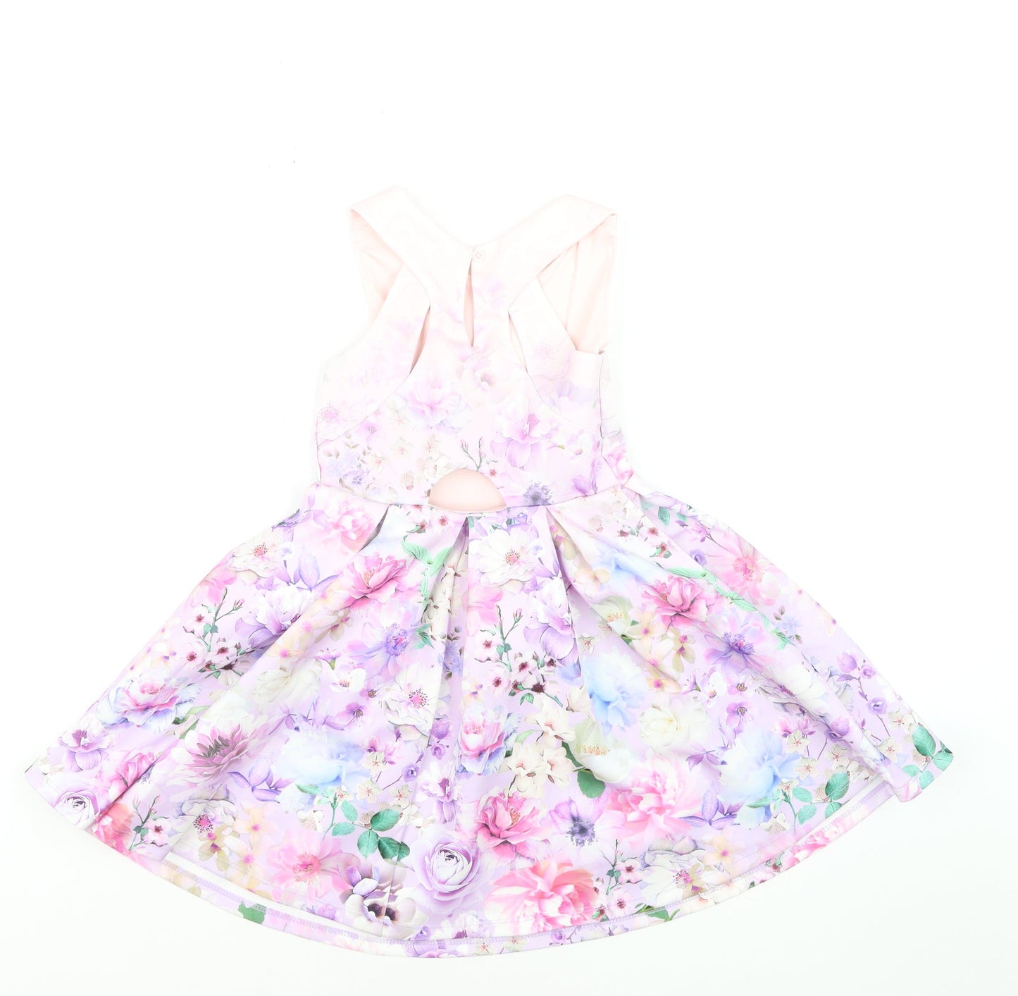 Next Girls Multicoloured Floral Fit & Flare Party Dress 6 Years