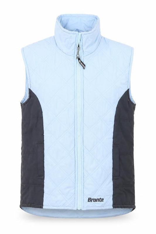Bronte Men's Blue Quilted Bodywarmer Waistcoat M Outdoor Zip Vest