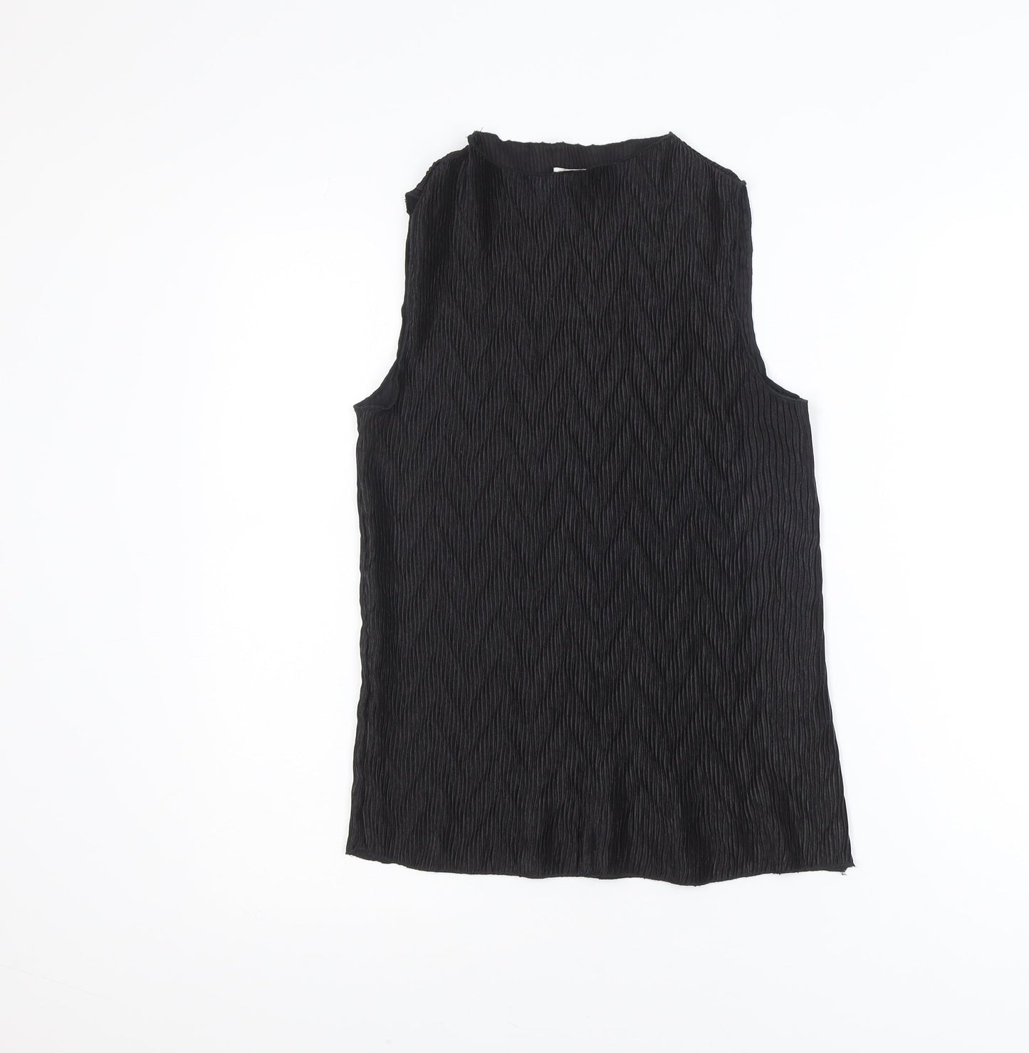Primark Womens Black Sleeveless Blouse Size 8 Basic Style