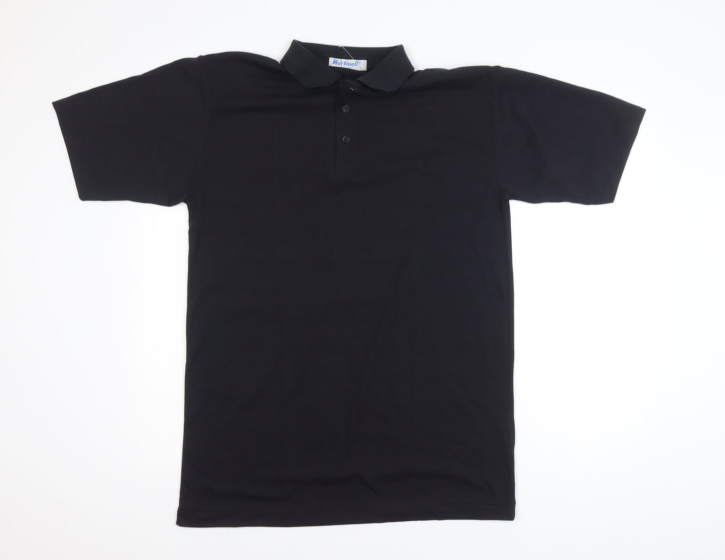 Martinelli by Deejay Men's Black Polo Shirt Size L Short Sleeve
