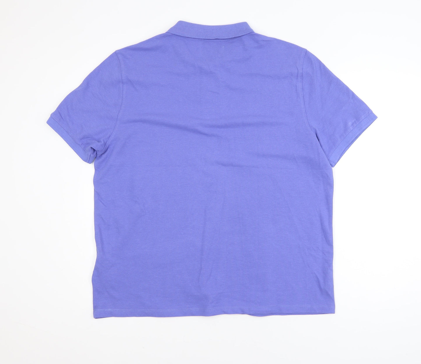 Primark Men’s Purple Regular Fit Cotton Polo Shirt Size L
