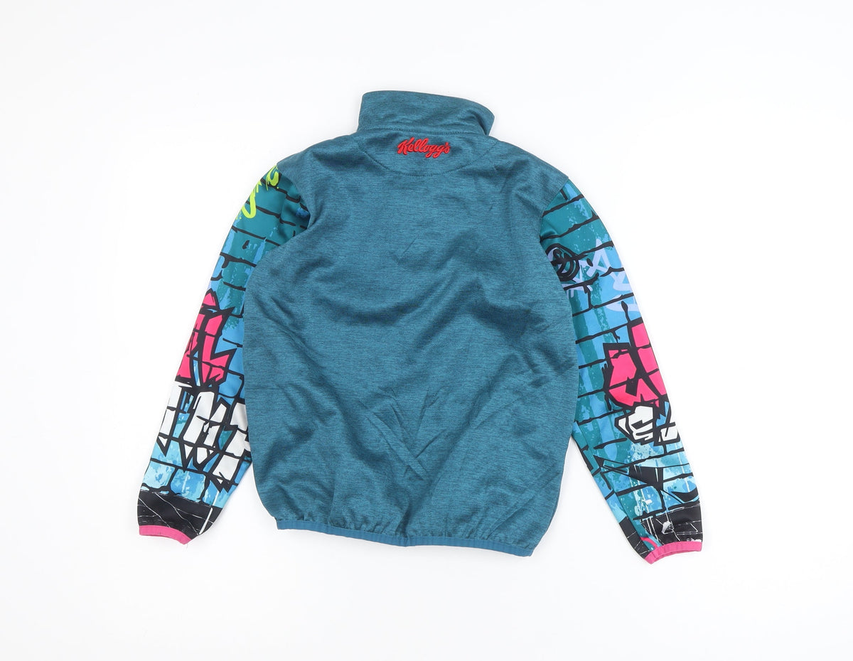 Azzurri Girls Blue 2 Years GAA Cúl Camps 1/4 Zip Pullover Sweatshirt