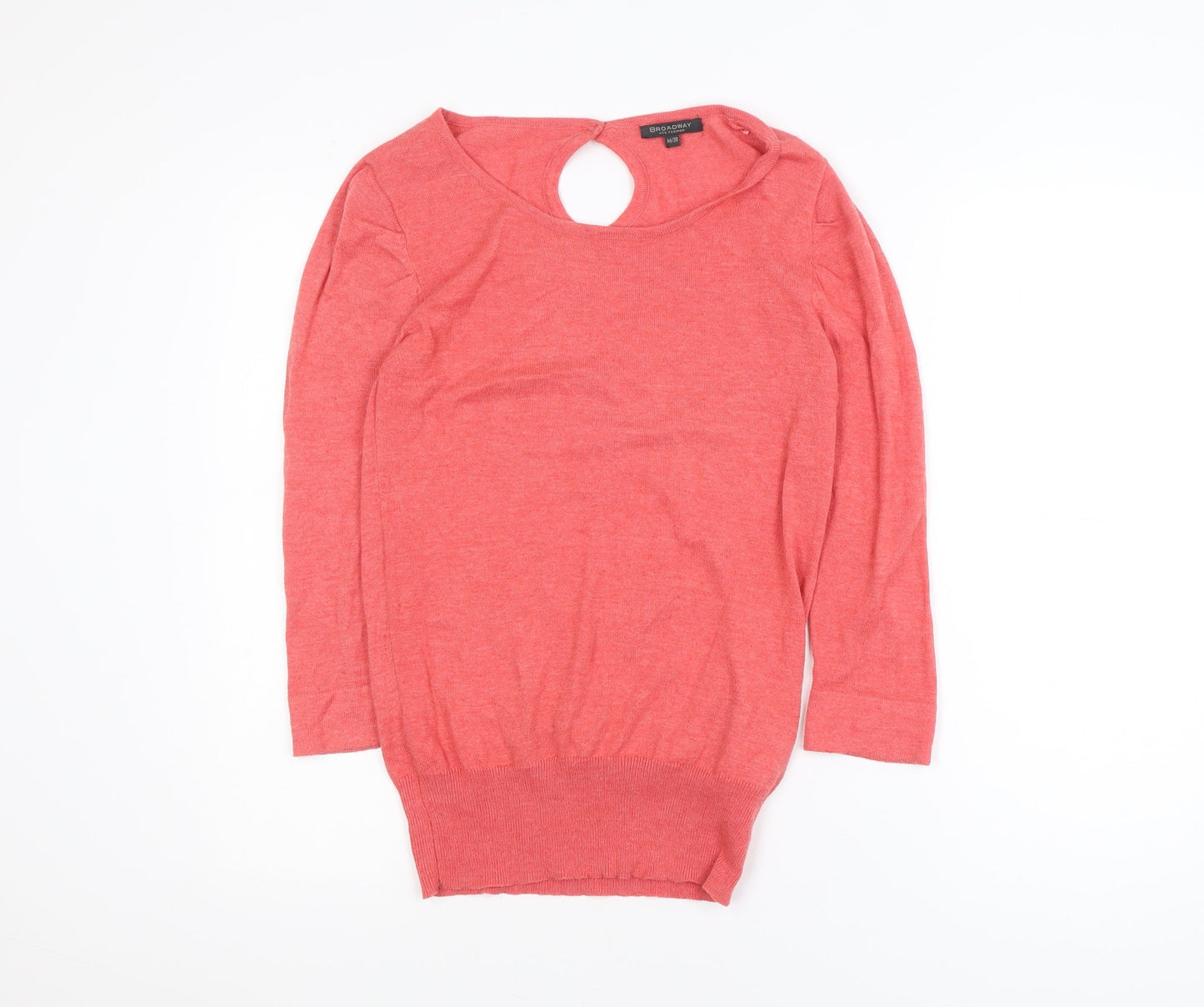 Broadway NYC Fashion Women’s Pink Knit Pullover Jumper Size 12