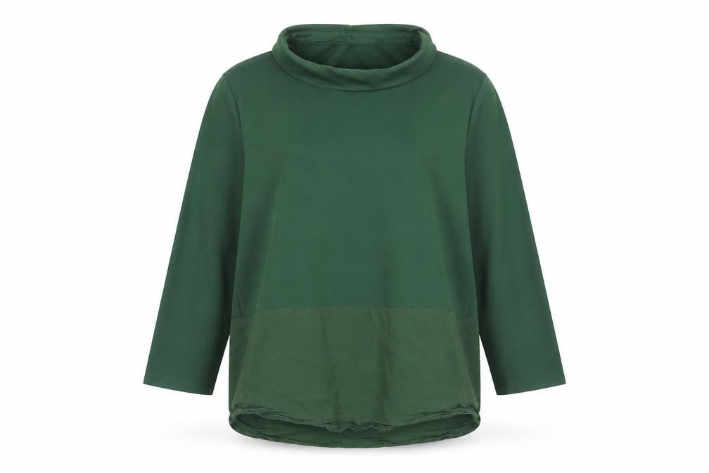 Gallery Women’s Green Cowl Neck Pullover Jumper Size 14