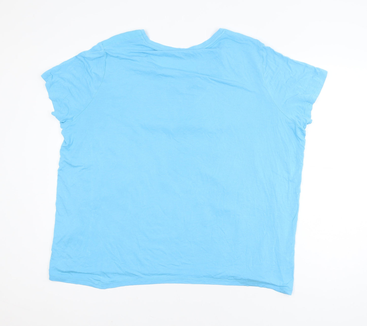 Dunnes Men’s Blue V-Neck Short Sleeve T-Shirt Size XL