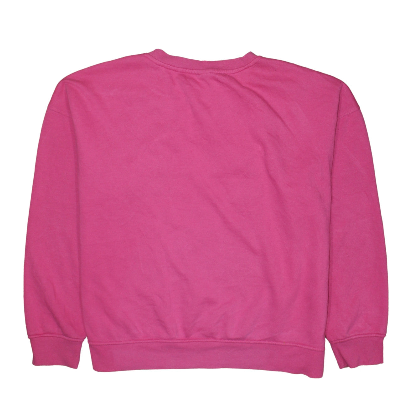Disney Women Pink Stitch & Angel Sweatshirt L 14/16 Pullover Crew Neck
