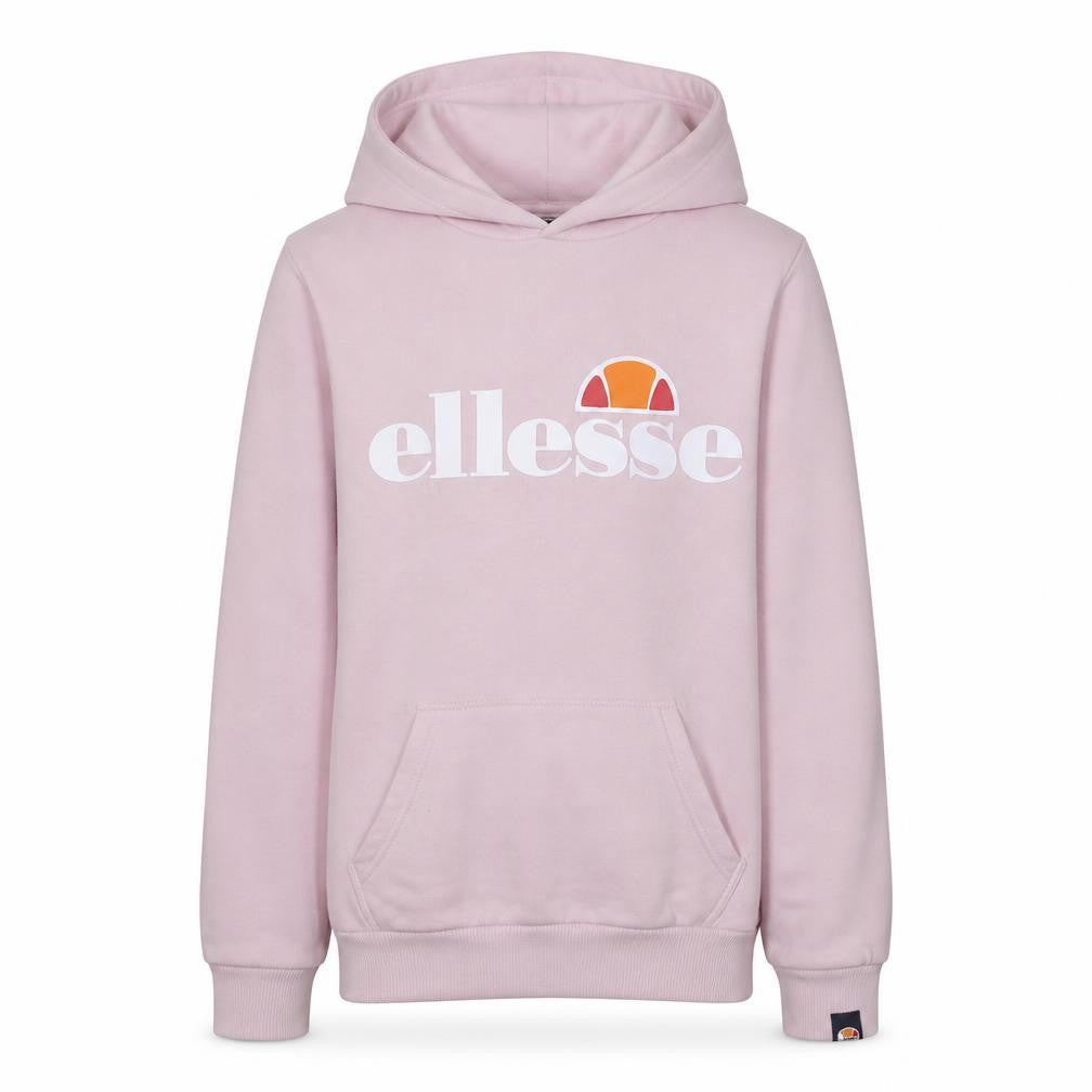 Ellesse Girls Pink Pullover Hoodie 12-13 Years Logo Hooded Sweatshirt