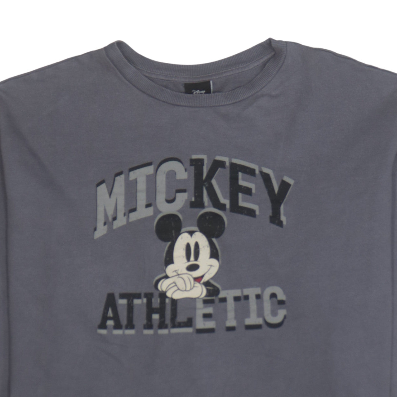 Disney Tu Women's Grey Mickey Mouse Athletic Sweatshirt Size 16