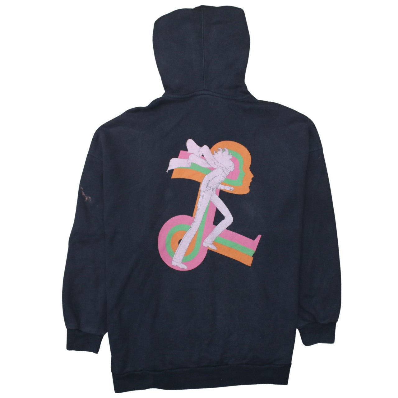 Levi's Blue Vintage Unisex Pullover Hoodie Medium Retro Graphic