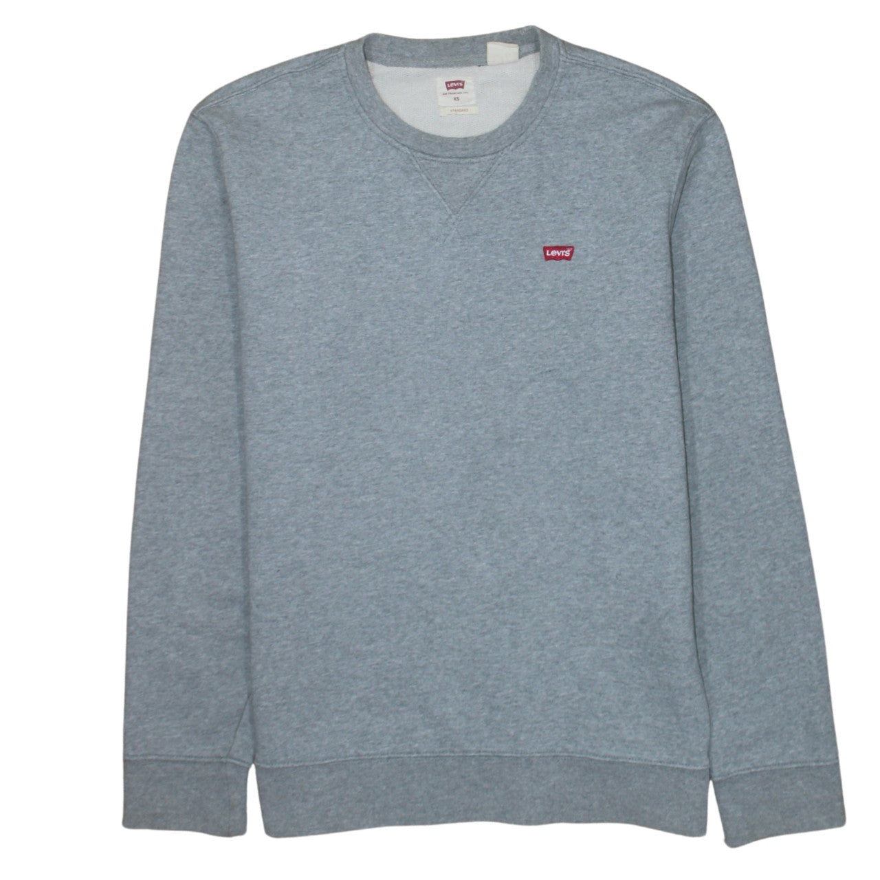 Levi's Men's Grey XS Crew Neck Pullover Sweatshirt