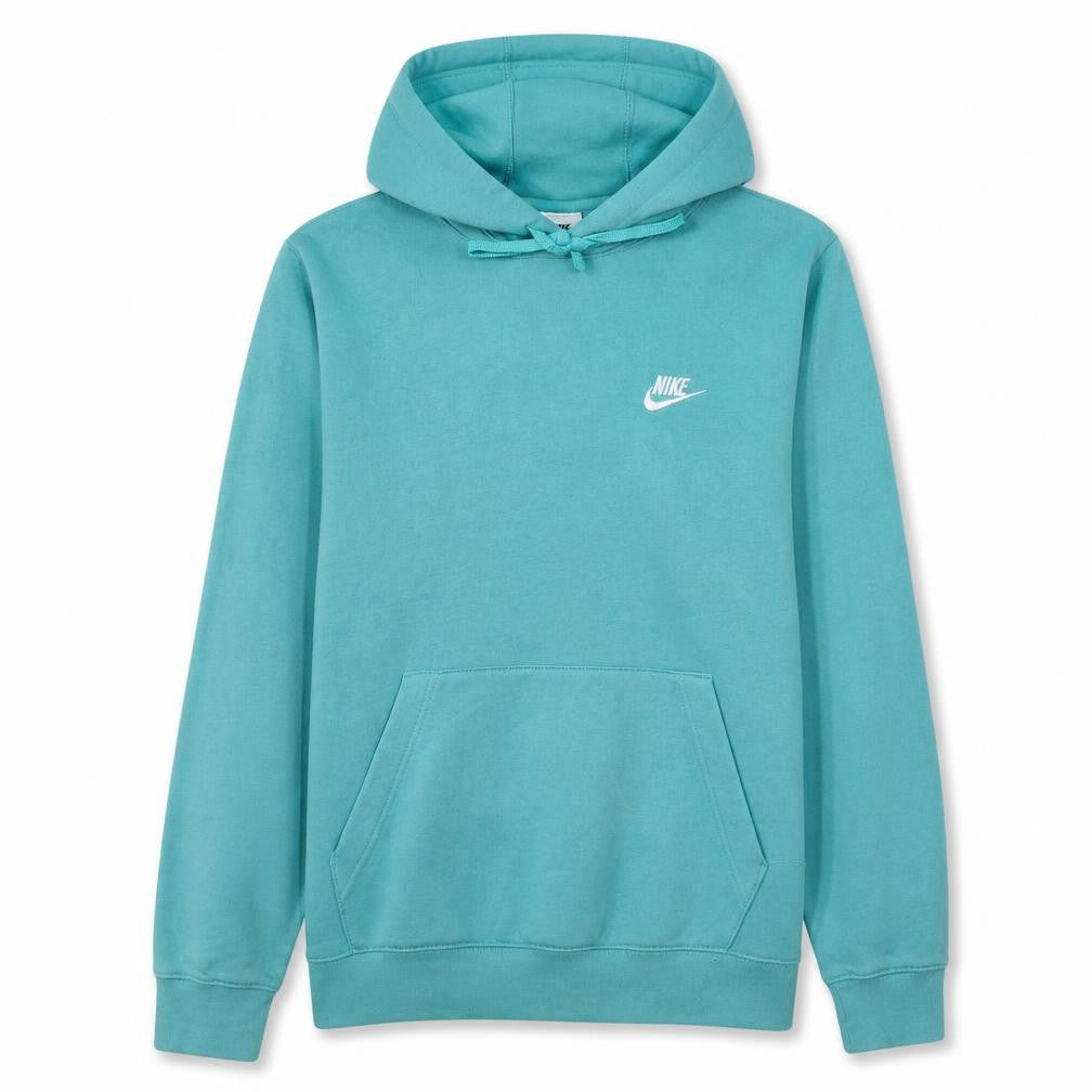 Nike Men's Green Pullover Hoodie Size S Fleece Logo Sportswear