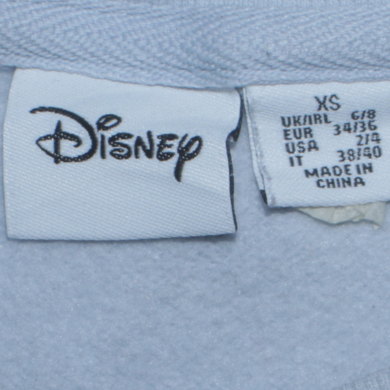 Disney x Primark Women Blue Stitch Sweatshirt XS Pullover Crew Neck