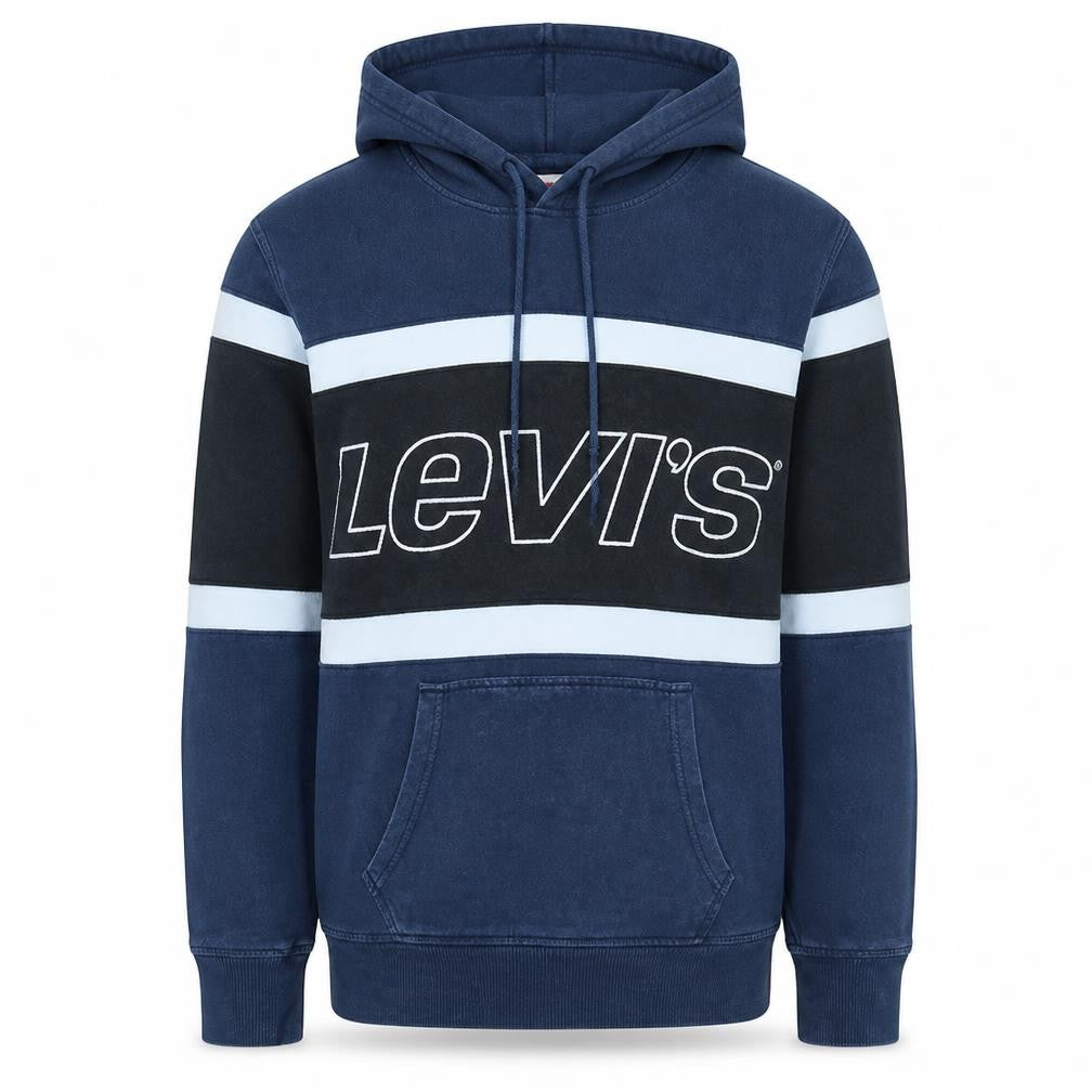 Levi's Men's Blue Pullover Logo Hoodie Size S