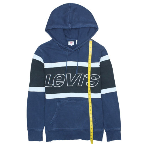 Levi's Men's Blue Pullover Logo Hoodie Size S