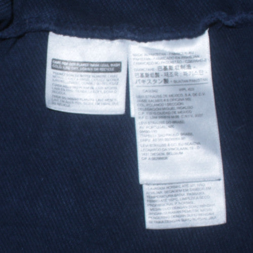 Levi's Men's Blue Pullover Logo Hoodie Size S