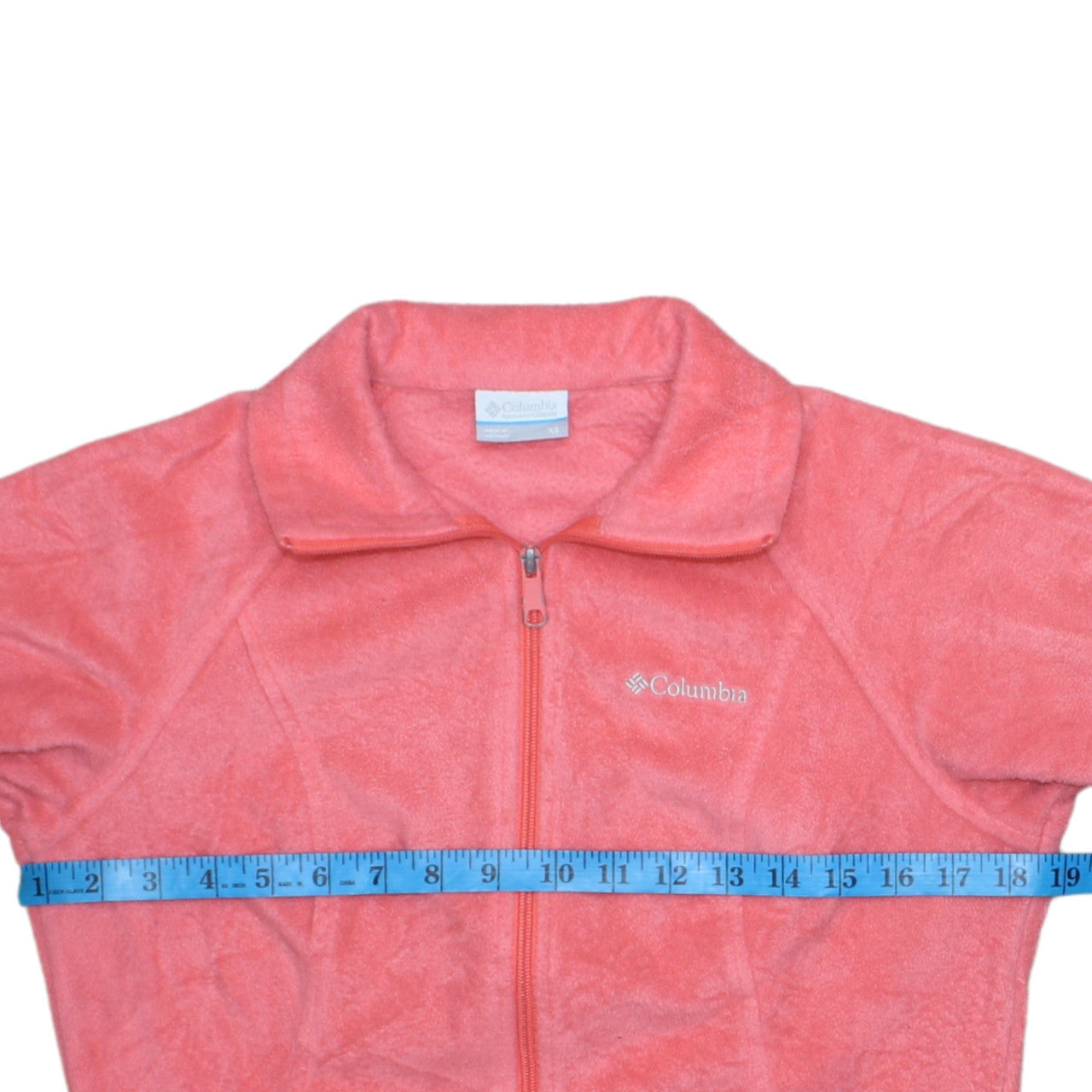Columbia Women's Pink Fleece Full Zip Jacket XS Regular Outdoor