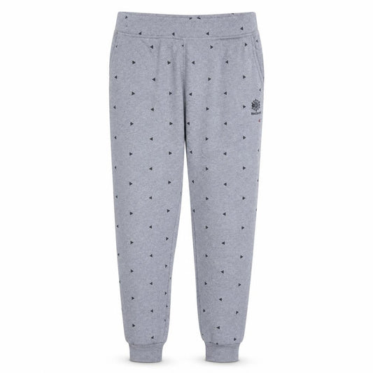 Reebok Womens Grey Jogger Sweatpants M Cotton Elastane Activewear