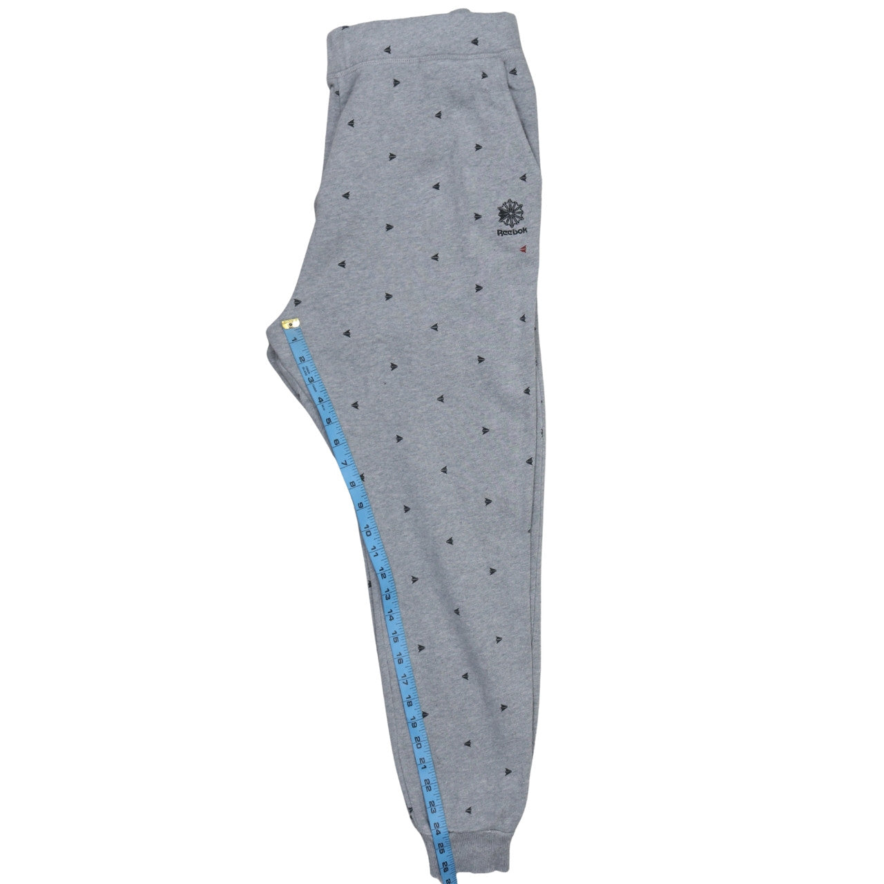 Reebok Womens Grey Jogger Sweatpants M Cotton Elastane Activewear