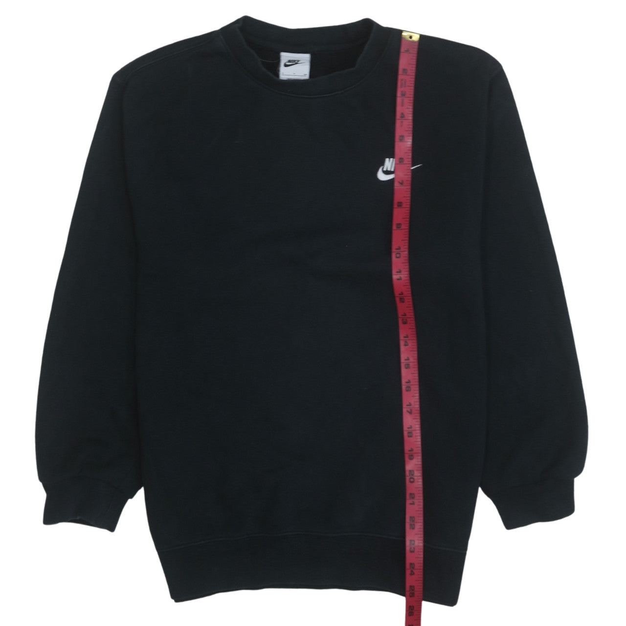 Nike Men's Black Small Crew Neck Pullover Sweatshirt