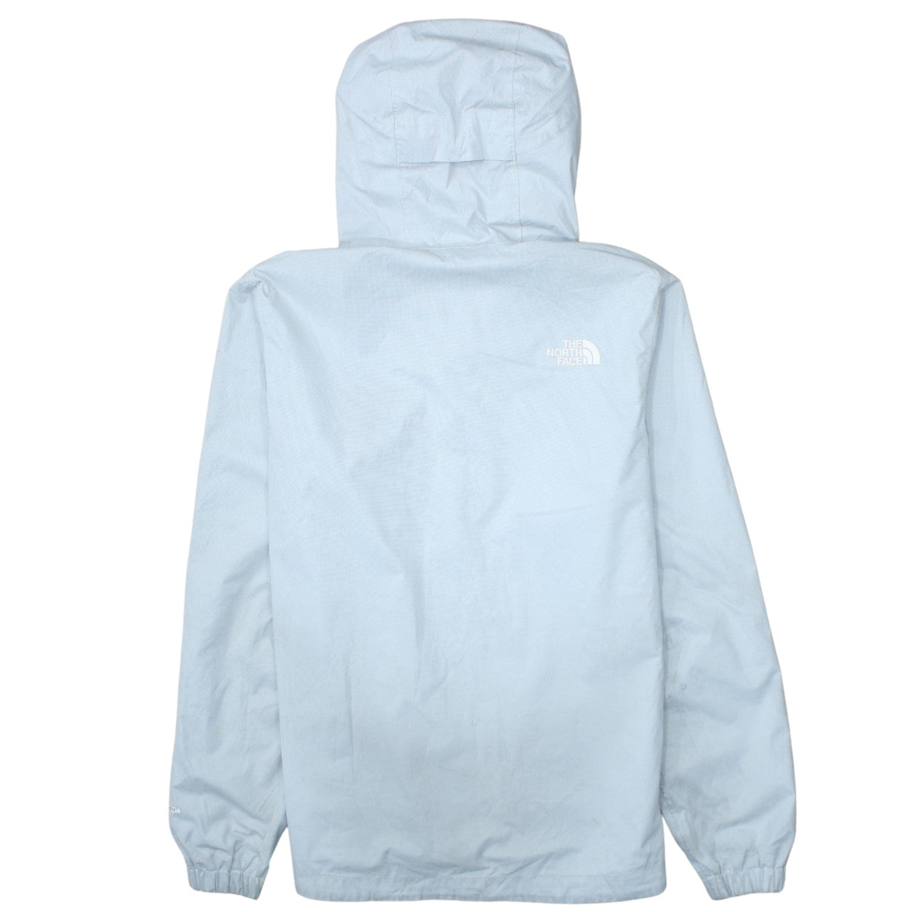 The North Face Men's Blue Small Hooded Waterproof Windbreaker Jacket