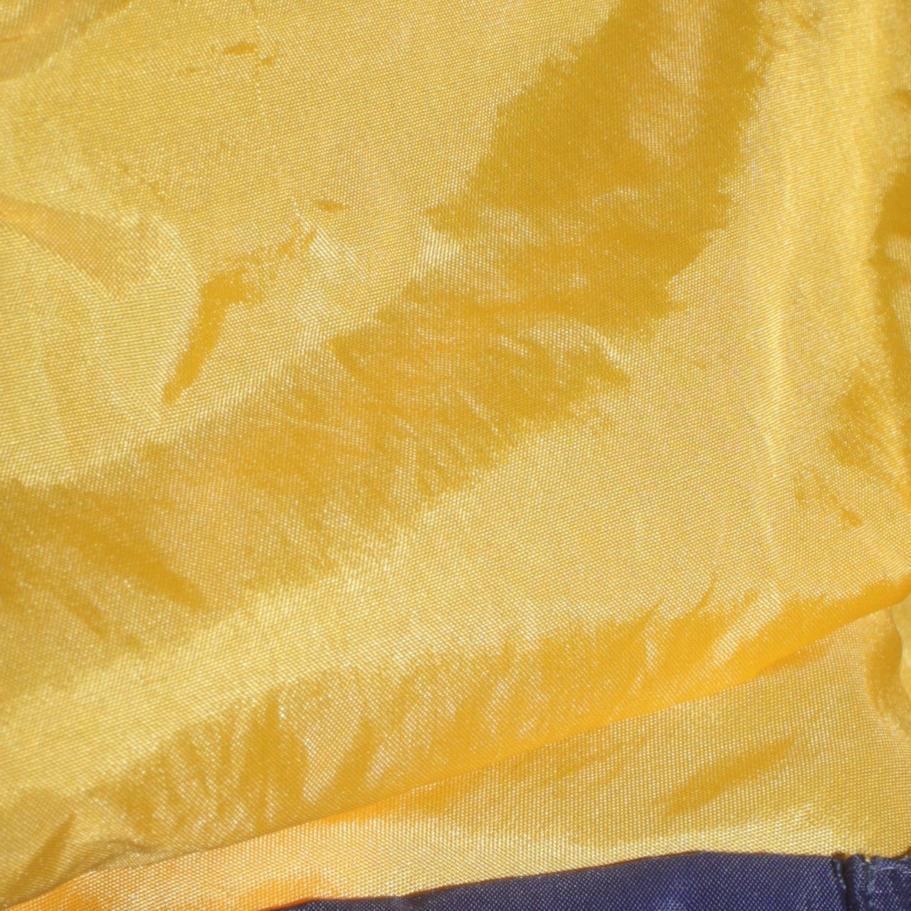 Luciano Men's Blue Yellow Waterproof Anorak Jacket S Retro Outdoor Hooded