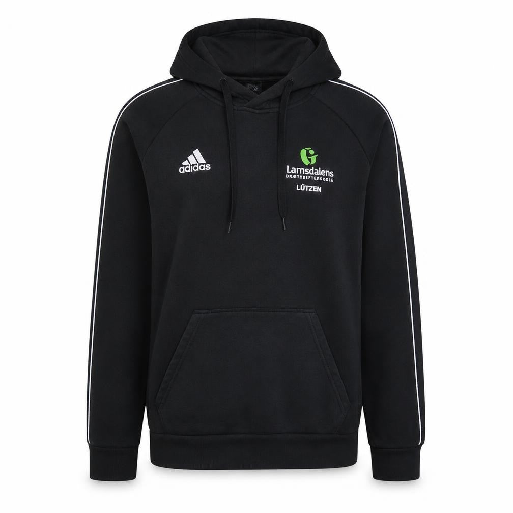 adidas Mens Black Pullover Hoodie Small Sports Fleece Sweatshirt