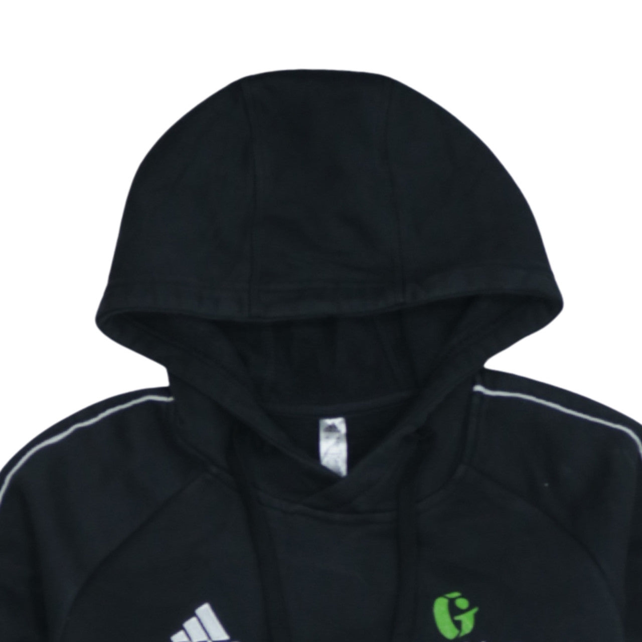 adidas Mens Black Pullover Hoodie Small Sports Fleece Sweatshirt