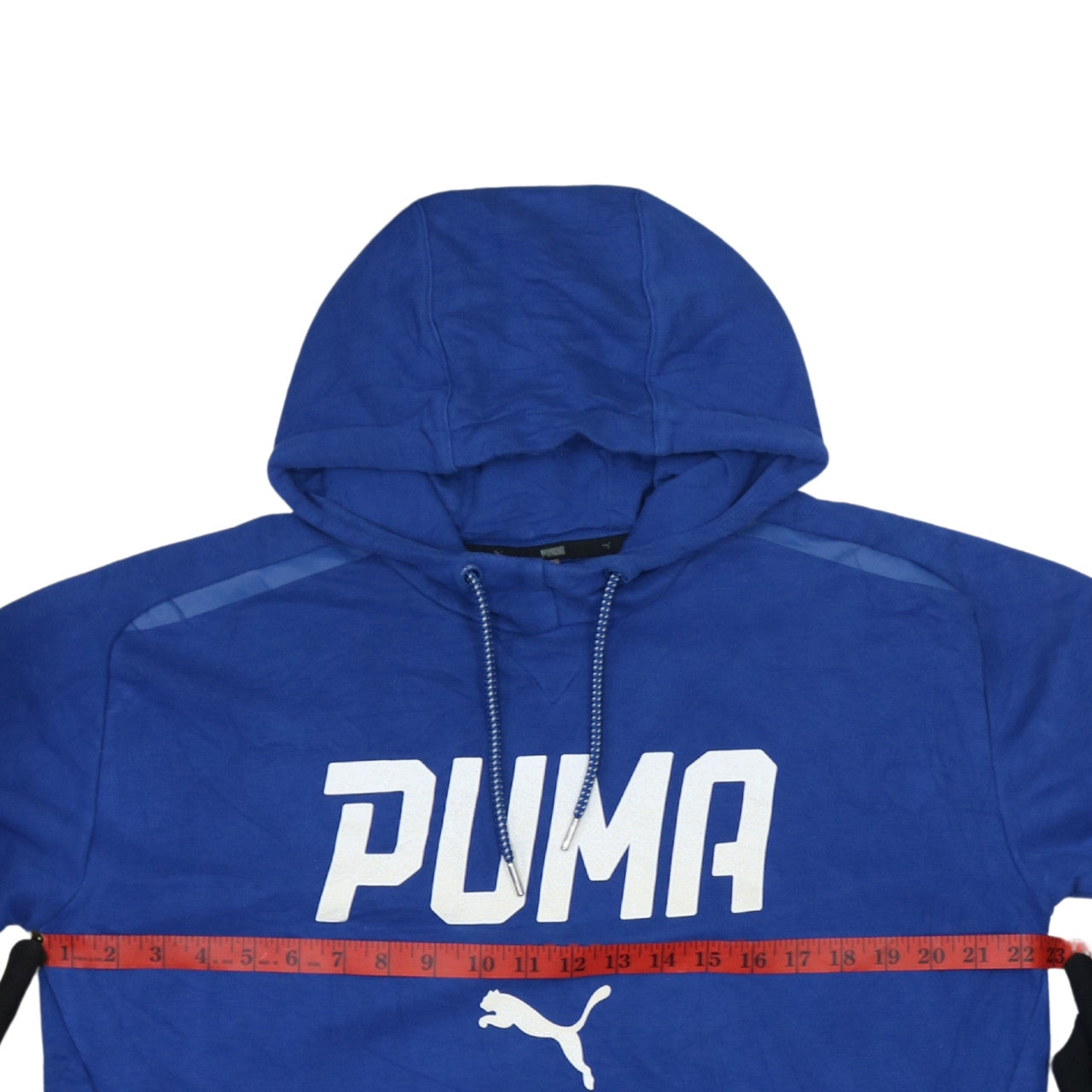 Puma Men's Blue Pullover Hoodie M Regular Fit Sportswear