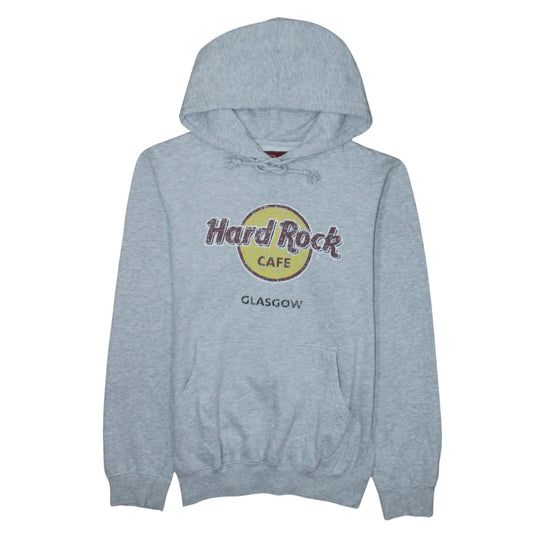 Hard Rock Cafe Glasgow Women's Grey Medium Pullover Hoodie