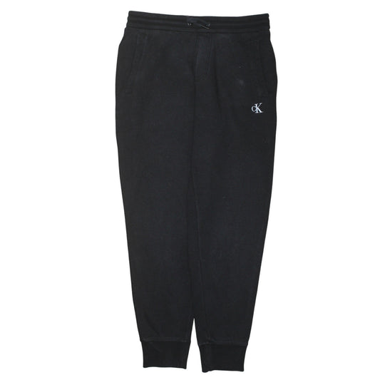 Calvin Klein Men's Black Small Regular Fit Fleece Joggers