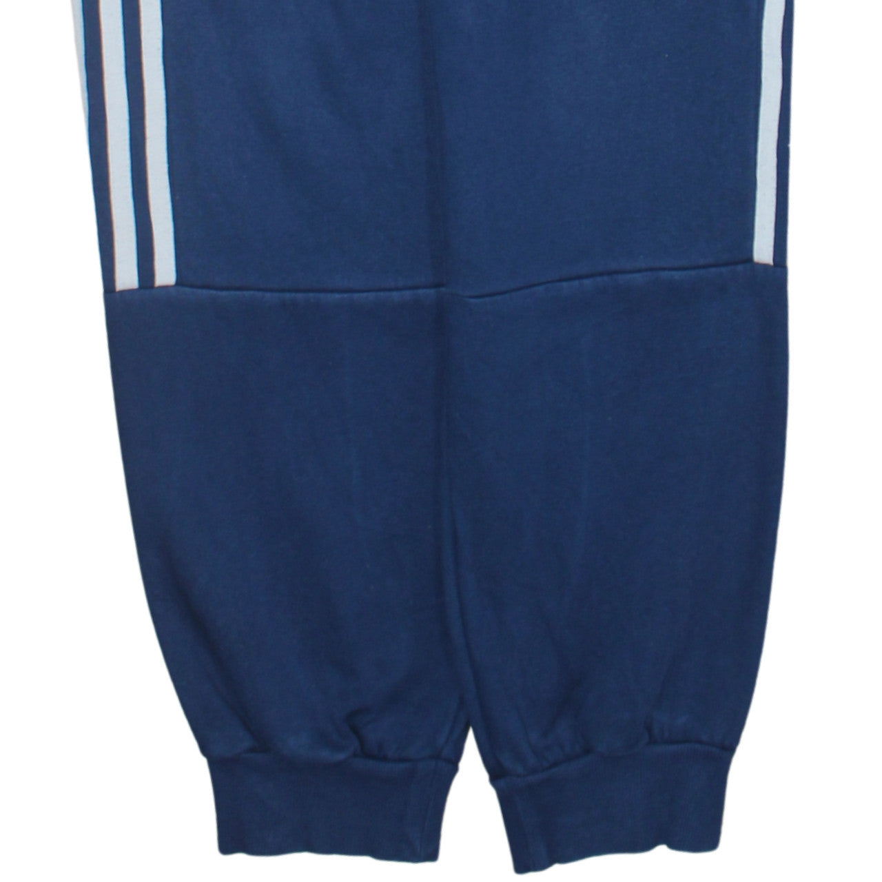Adidas Boys Blue Jogger Trousers 13-14 Years Regular Fit Fleece Activewear