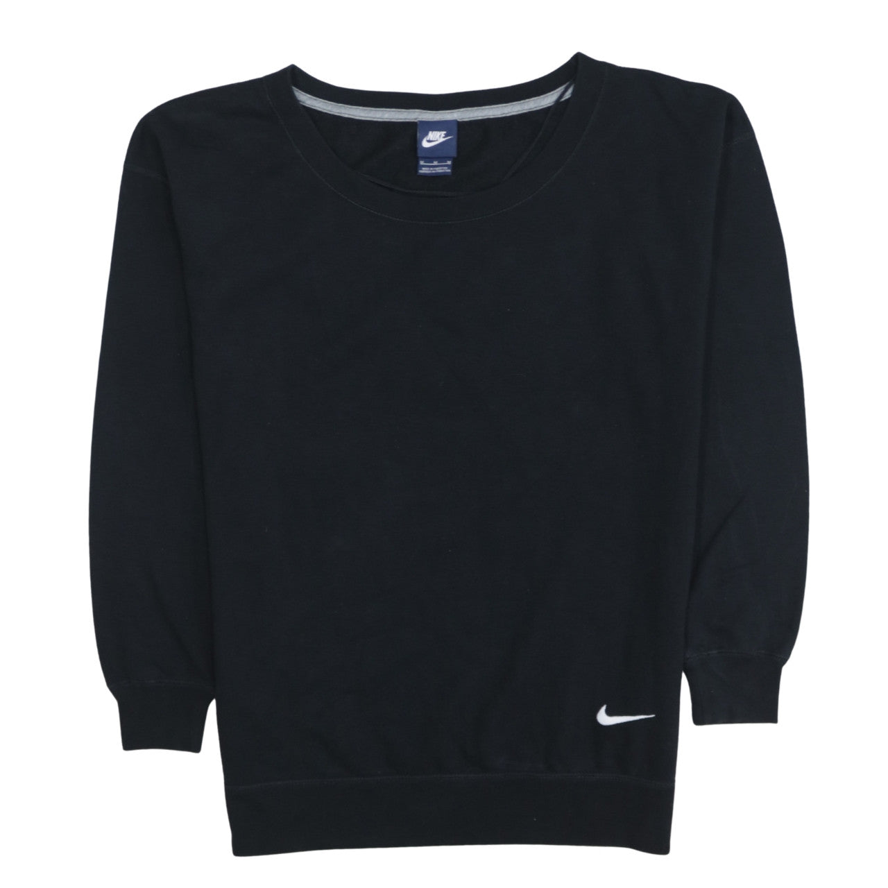 Nike Men's Black M Pullover Sweatshirt Crew Neck Logo Sportswear