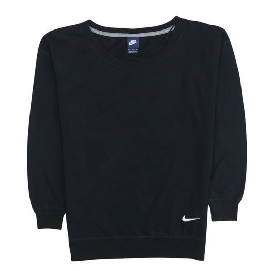 Nike Men's Black M Pullover Sweatshirt Crew Neck Logo Sportswear