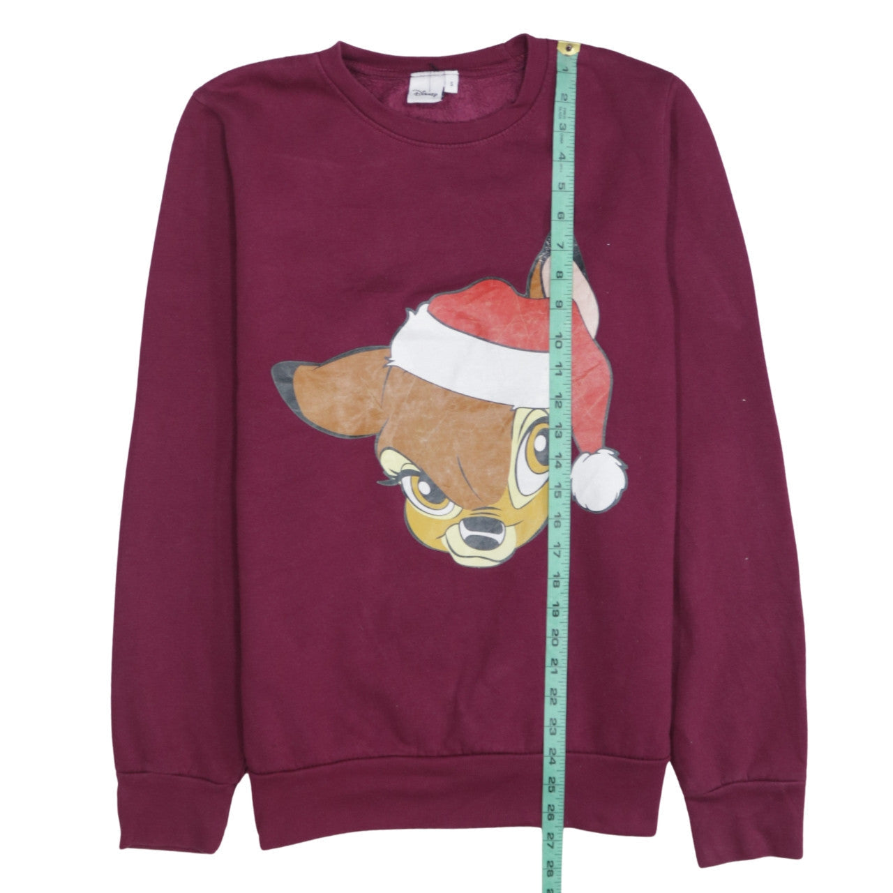 Disney Unisex Adults Purple Christmas Graphic Sweatshirt Size S