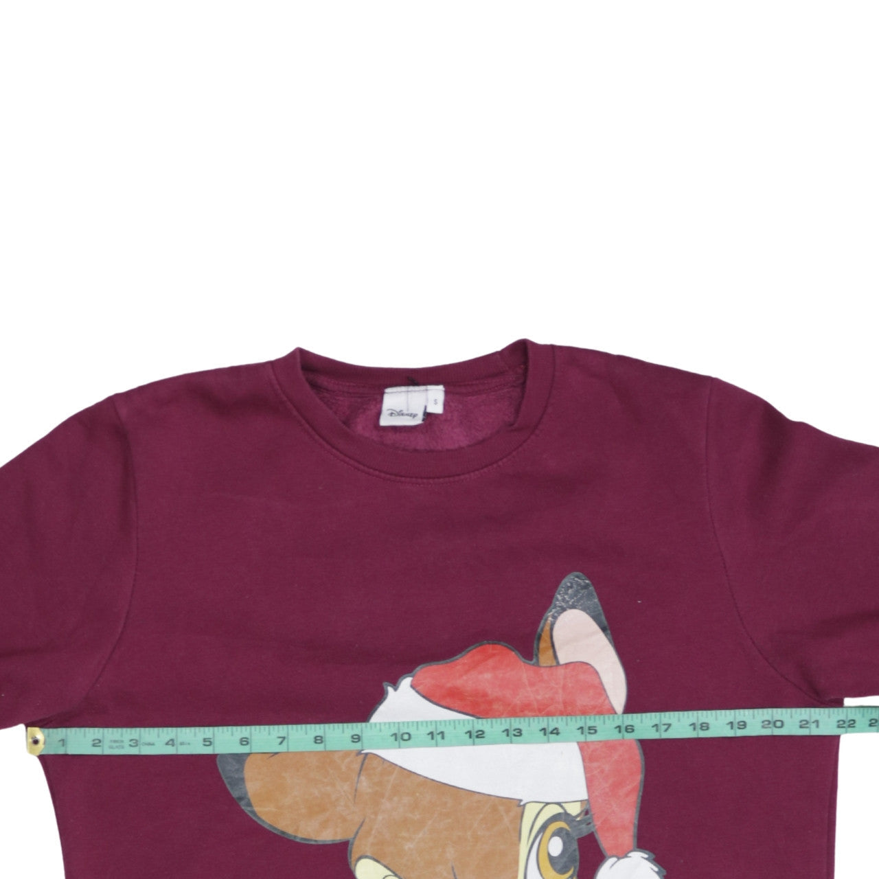 Disney Unisex Adults Purple Christmas Graphic Sweatshirt Size S