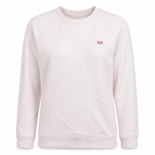 Levi's Women's Pink Crew Neck Pullover Sweatshirt Small