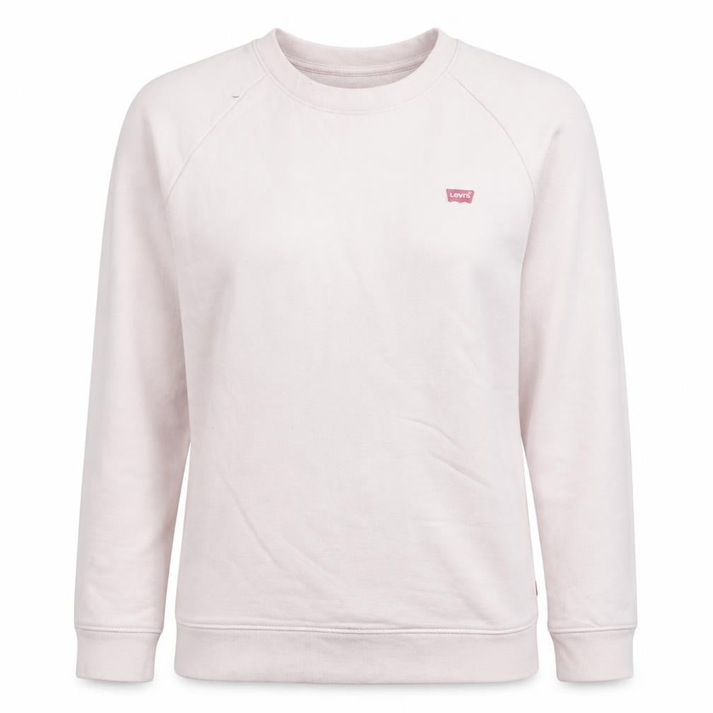 Levi's Women's Pink Crew Neck Pullover Sweatshirt Small