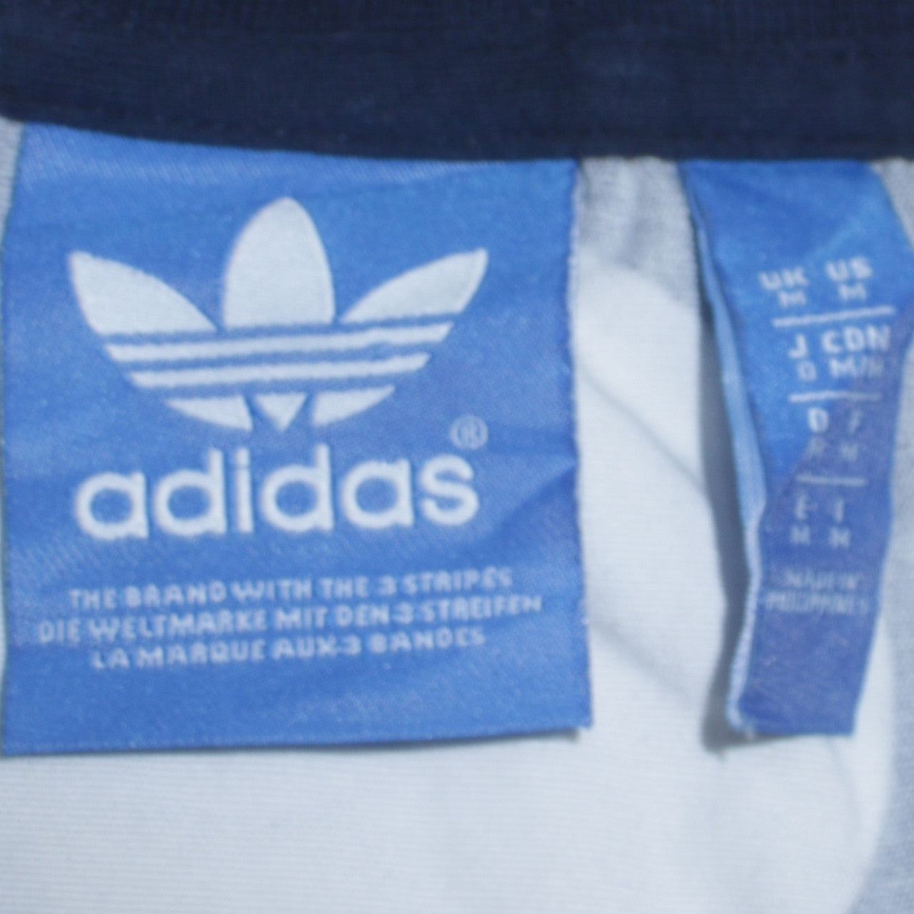 adidas Men's Blue Polka Dot Crew Neck Sweatshirt Size M